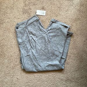 Womens linen blend pants